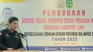 Bekerjasama dengan BPSDM Sulsel, BKPSDM Luwu Gelar Orientasi PPPK Pertama dari 24 Kabupaten-Kota