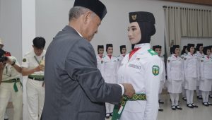 Bupati Luwu Kukuhkan 71 Orang Anggota Paskibraka