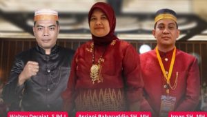 Tiga Komisioner Bawaslu Luwu Resmi Dilantik, Irpan Terpilih Sebagai Ketua
