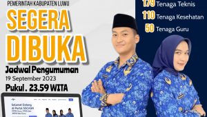 BKPSDM Luwu Umumkan Seleksi Pengadaan PPPK Tahun 2023 Untuk Jabatan Fungsional