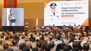Pj Gubernur Sulsel Pimpin Rakor Bersama Forkompinda, KPU, dan Bawaslu Persiapan Pemilu dan Pilkada 2024