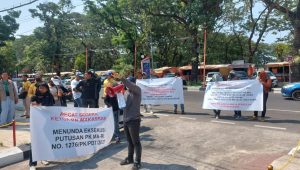 Aliansi mahasiswa Pemuda dan pedagang Pasar Butung, Minta Ketua Pengadilan di Copot