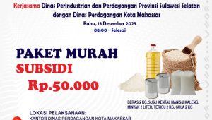 Pasar Murah Bersubsidi Disdag Kota Makassar: Bantu Warga dengan Paket Hemat Rp 50.000