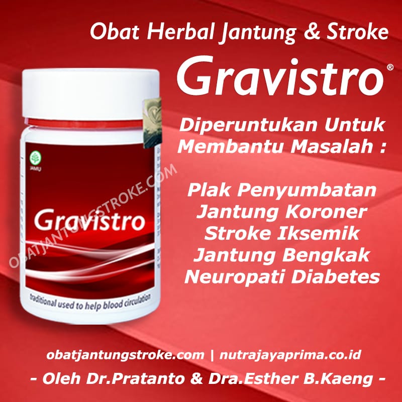 GRAVISTRO: Obat Jantung Bengkak Herbal dan Stroke