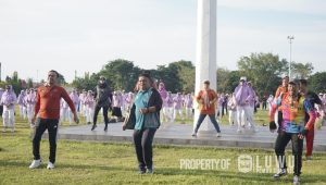 Semarak Hardiknas, Pemkab Luwu Gelar Senam dan Jalan Sehat