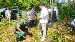 Peringati Hari Bumi ke-54, Koramil 1403-06/Wara Ikut Ramaikan Penanaman Pohon di Siguntu