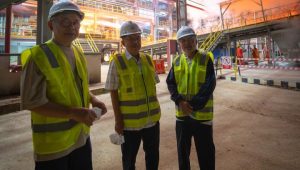 Pantau Smelter Nikel PT BMS, JK Target Produksi FeNi dan NSBG 36 Ribu Ton Pertahun