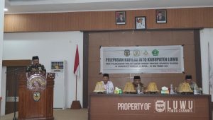 Lepas 125 Orang Kafilah MTQ, Ketua LPTQ Target Kabupaten Luwu Masuk 5 Besar