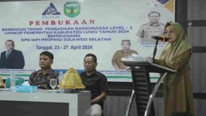 Wujudkan ASN yang Kompeten dan Profesional dalam Pengadaan Barang dan Jasa, BKPSDM Luwu Gelar Bimtek PBJP