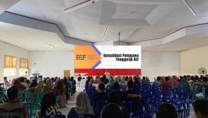 Konsolidasi Relawan Penggerak, BEF Konsisten Lakukan Kerja Sosial di Pinrang