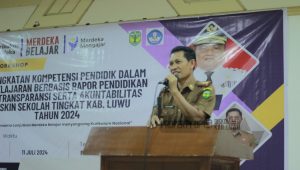 Tingkatkan Kualitas Pendidikan, Dispendik Luwu Gelar Workshop Boskin Tahun 2024