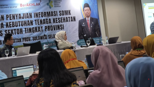 Dalam Rangka Pemenuhan Tenaga Kesehatan, BKPSDM Luwu Hadiri Penyajian Informasi SDMK