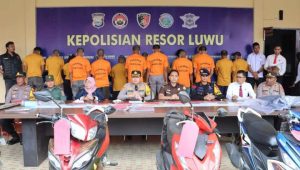 Sat Reskrim Polres Luwu Amankan 17 Tersangka Dengan Kasus Berbeda, Dua Diantaranya Pemerkosaan dan Persetubuhan Anak