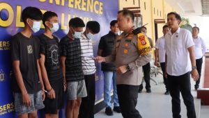 Empat Tersangka Pelaku Penganiayaan Di Ponrang Selatan, Luwu Berhasil Diamankan,  Terancam 9 Tahun Penjara