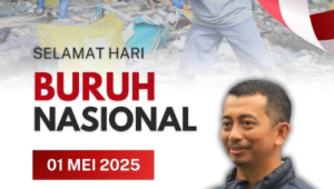 Peringati Hari Buruh, Kepala DLH Palopo Ucapkan Terimakasih ke Petugas Kebersihan