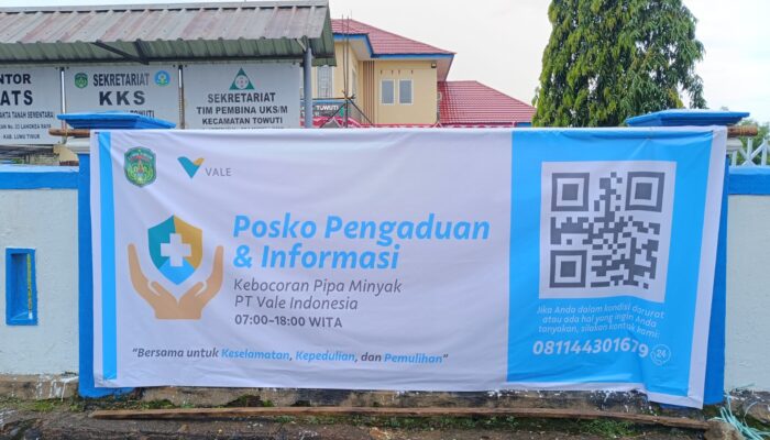 Inisiatif, 60 Warga Turut Serta Bantu Pemulihan Pasca Kebocoran Pipa, PT Vale Terima 52 Aduan Masyarakat yang Ditangani Secara Transparan