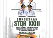 Luwu Utara Tuan Rumah STQH XXIII Sulsel, Hadirkan 468 Peserta dari 24 Kabupaten/Kota