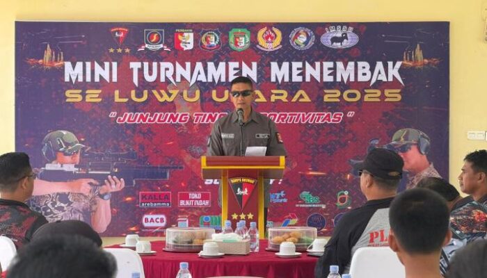 Mini Turnamen Menembak se-Luwu Utara Tahun 2025 Resmi Dibuka, Digelar di Lapangan Tembak Pattolawali