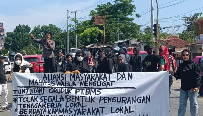 Aliansi Masyarakat dan Mahasiswa ‘Menggugat’ PT BMS, Tuntut Pemberdayaan Masyarakat Lokal
