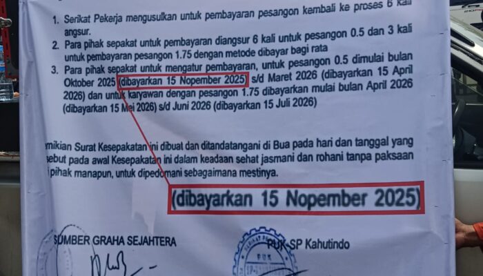 Manajemen PT SGS Ingkari Hasil Perundingan Bipartit, Eks Karyawan kembali Lakukan Aksi Protes