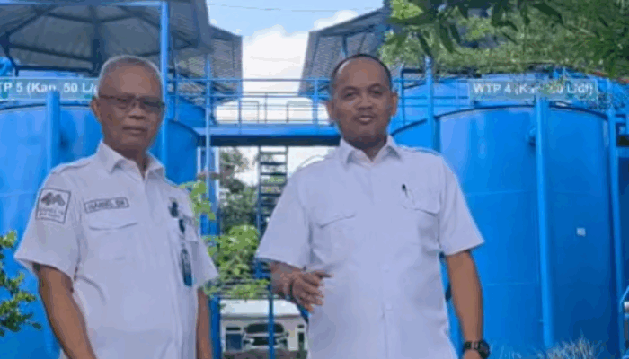 Distribusi Air Terbatas Saat Hujan, Wawali Palopo Kunjungi Perumda TM