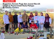 DPMPTSP Palopo Ikut Senam dan Kerja Bakti Massal Sambut HUT ke-80 RI