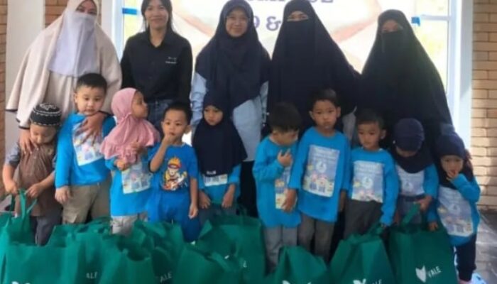 PT Vale Tbk Salurkan Makanan Bergizi ke Lembaga Daycare Little Qur’ani Towuti