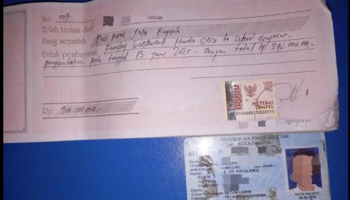 Investasi Bodong ‘Honda Goes to School’ Denpasar, Pria di Palopo Tipu Investor Hingga Ratusan Juta