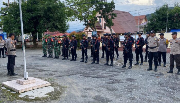 Satu Kompi Personel Batalyon D Pelopor Dikerahkan untuk Pengaman Misa Natal dan Perayaan Natal 2025