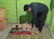 Ops Lilin 2025, Polsek Ponrang Sita Ratusan Miras