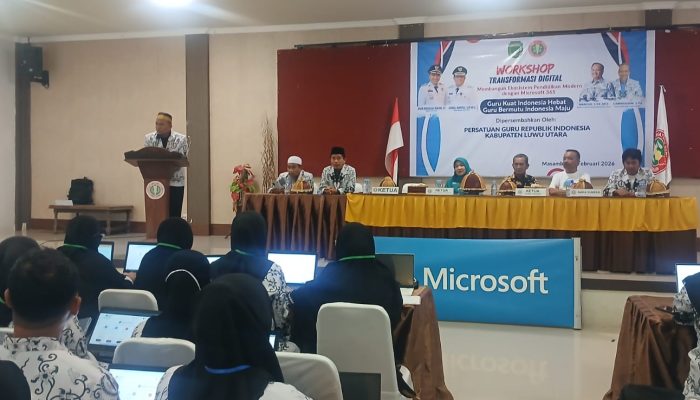 PGRI Luwu Utara Dorong Transformasi Digital, Ratusan Guru Ikuti Workshop Microsoft 365