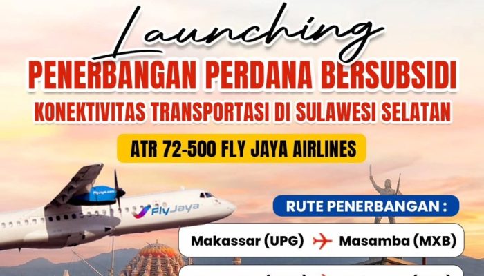Capaian Andi Abdullah Rahim Memimpin Daerah, ATR 72-500 Fly Jaya Airlines untuk Luwu Utara