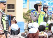 Satlantas Polres Luwu “Diserang” Puluhan Murid dari Taman Kanak-Kanak Negeri Pertiwi Belopa