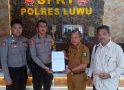 Sekretariat DPRD Luwu Laporkan Pelaku Pengrusakan Aset Daerah saat Unjukrasa ke Mapolres Luwu