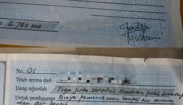 Alasan Tidak Ada Anggaran Untuk Transportasi dan Penginapan, Pegawai Dinkes Luwu Naikkan Biaya Uji Lab Sampel Air dan Makanan