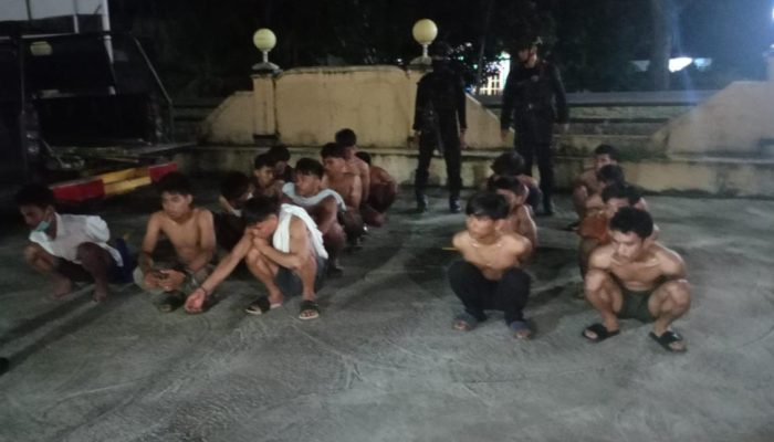 Gagalkan Potensi Tawuran Antar Kelompok, Patroli Gabungan Kompi 3-Personel Porlres Luwu Amankan 19 Terduga Pelaku dan Puluhan Sajam