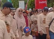 Ketua DPRD Lutra Ikut Jalan Sehat HJL ke-27, Ribuan Warga Padati Rujab Bupati