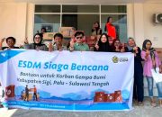 Pascabencana Gempa Bumi di Kabupaten Sigi, PT Vale Indonesia Tbk Salurkan Bantuan Kemanusiaan