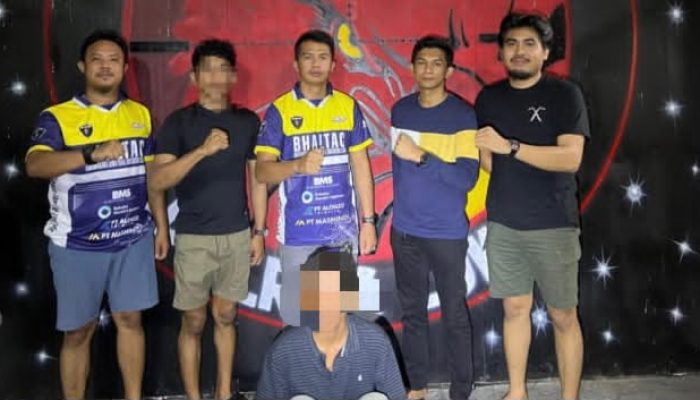 Resmob Satreskrim Polres Luwu Amankan Terduga Pelaku Pelemparan Bus Sinar Muda