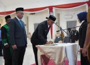 Wali Kota Palopo Lantik Pj Sekda dan Direktur PERUMDA Tirta Mangkaluku, Sinyalkan Mutasi Besar September