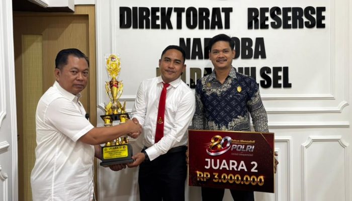 Polres Luwu Kembali Raih Penghargaan Kampung Tangguh Bebas Narkoba Tingkat Polda Sulsel