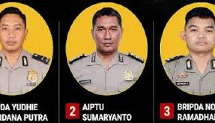 Fakta Mengejutkan Dibalik Gugurnya Tiga Anggota Polisi Katingan, Dibunuh Sebelum Jenazah di Buang ke Sungai