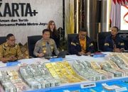 Ditreskrimsus Metro Jaya dan Kortastipidkor Polri Konfrensi Pers Tiga Kasus Pasca Penggeledahan Kafe, Money Changer dan Rumah di Sentul