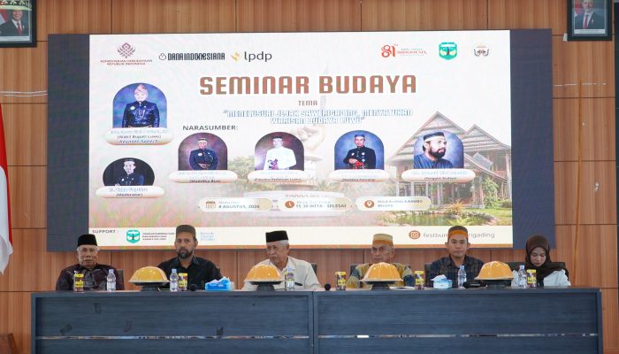 Dinas Pariwisata Luwu Gelar Seminar Budaya “Menelusuri Jejak Sawerigading, Menyatukan Warisan Budaya Luwu”