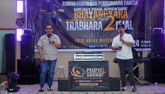 Hadiri Ramah-Tamah dan Pembubaran Paniatia One Day Trail Jejal Trabhara Part 2, Wabup Luwu Apresiasi AKBP Adnan Pandibu