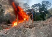 Penertiban PETI Bajo Barat, GAM Soroti Pembakaran Sluice Box di Lokasi Tambang, Upaya Menghilangkan Alat Bukti?