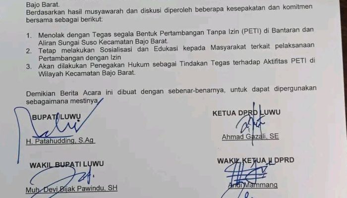 Bidang LH KAHMI Luwu: APH tak Mampu Tegakkan Hukum bagi Pelaku PETI di Wilayah Bajo Barat