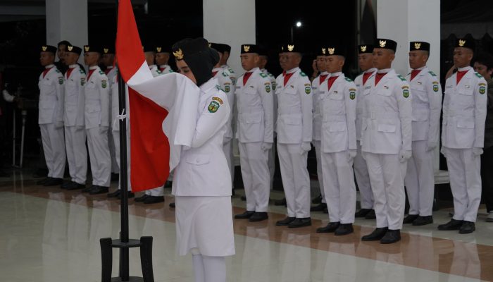 Pengukuhan 73 Paskibraka Kabupaten Luwu