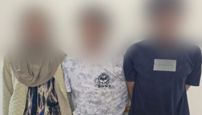 URC Resmob Polres Luwu di Backup URC Resmob Polda Sulsel Amankan Tiga Pelaku Curat