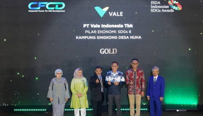 PT Vale Raih Platinum dan Dua Gold pada Ajang Penghargaan ICA dan ISDA Award 2026